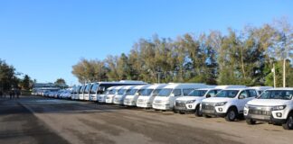 Abinader entrega más de 300 vehículos para modernizar parque móvil de las FFAA