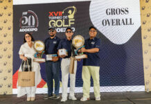 Dúo Tejada-García conquista XVII copa torneo golf Adoexpo