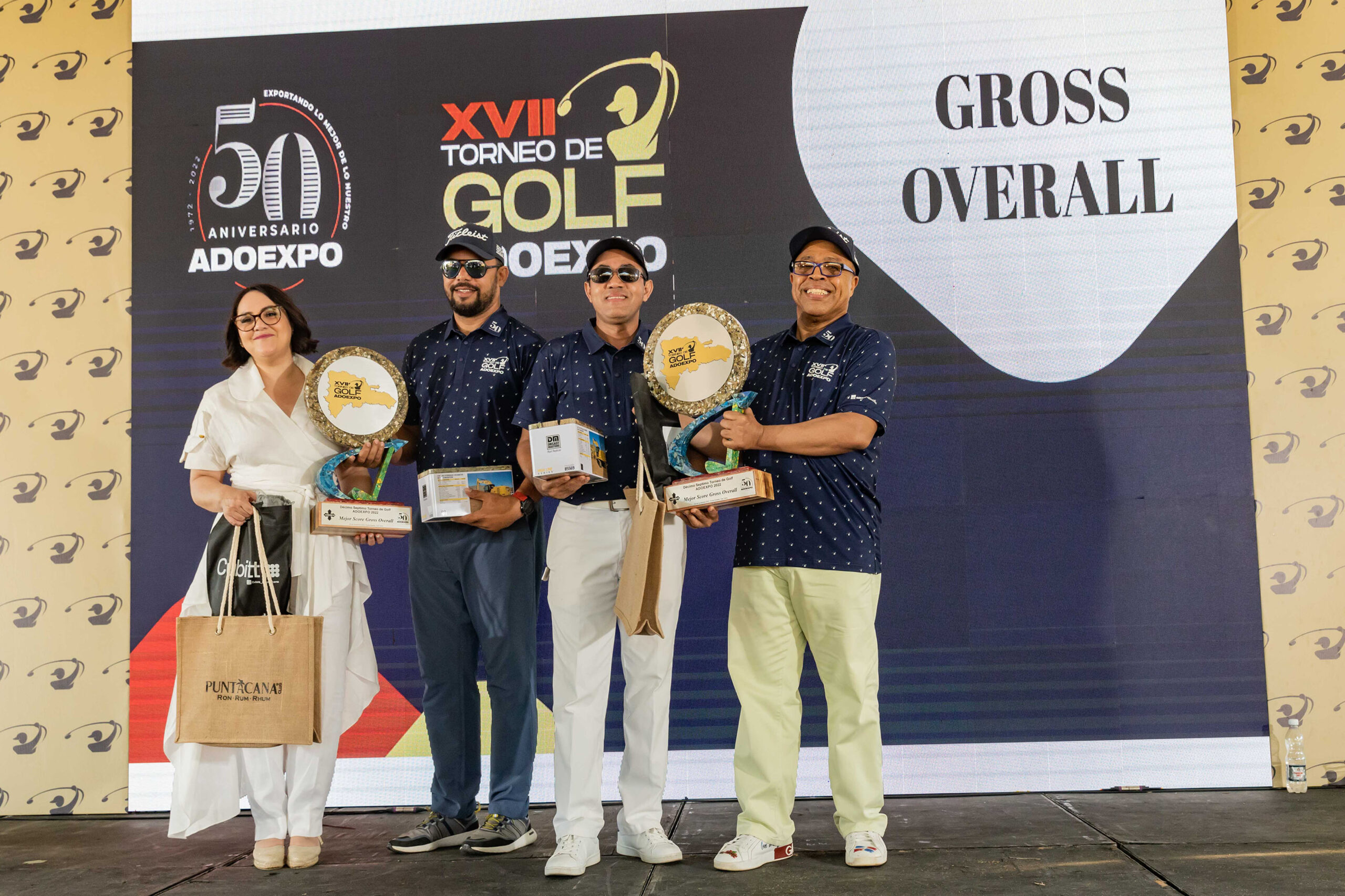 Dúo Tejada-García conquista XVII copa torneo golf Adoexpo