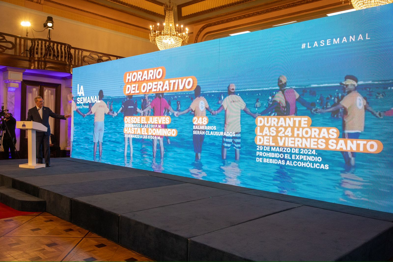 En RD lanzan operativo preventivo Semana Santa: Conciencia por la Vida 2024