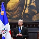 Presidente Luis Abinader en su rendición de cuentas.