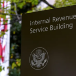 Sign for the IRS building in Washington, D.C. (Erin Scott/Reuters).