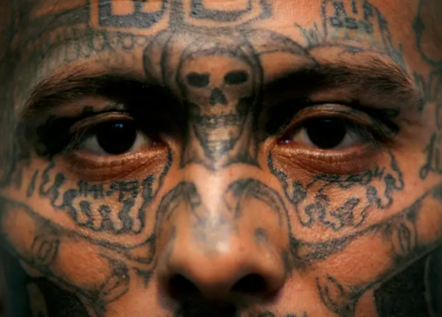 Wilmer Matamoros, 23, an active Mara Salvatrucha gang leader. AP Photo/Alexandre Meneghini