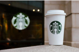 Starbucks will continue to trim its offerings with the goal of shrinking the menu by about 30% by late September.Photographer: Angus Mordant/Bloomberg