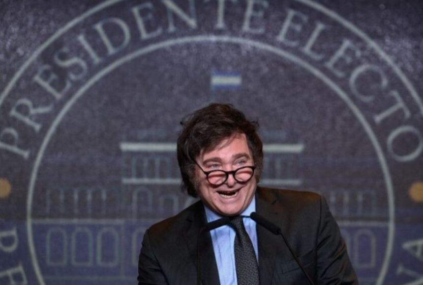 Presidente argentino, Javier Milei,(LUIS ROBAYO/AFP)