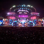 23 DE FEBRERO DE 2025 / VIÑA DEL MAR Karen Doggenweiler y Rafael Araneda, durante el Festival Internacional de la Canción Viña 2025 en la Quinta Vergara FOTO: PABLO OVALLE ISASMENDI