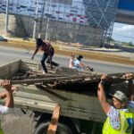Alcaldía del DN recupera espacios públicos en el km 9 de la autopista Duarte