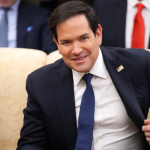Secretary of State Marco Rubio speaks during a meeting with President Donald Trump and British Prime Minister Keir Starmer in the Oval Office at the White House on Feb. 27, 2025 in Washington, DC. Photo: Andrew Harnik/Getty Images