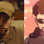 Bad Bunny muestra su propia versión anime en el video de "Yonaguni". | Fuente: YouTube/Captura de video