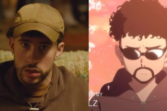 Bad Bunny muestra su propia versión anime en el video de "Yonaguni". | Fuente: YouTube/Captura de video