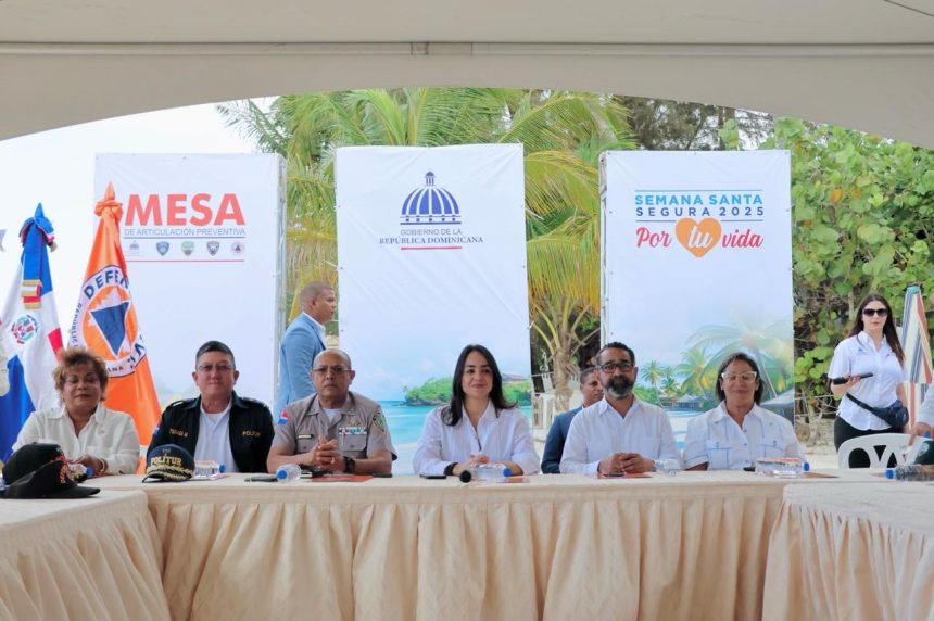 Interior y Policía y Defensa Civil presentan Mesas de Articulación Preventiva Semana Santa 2025