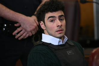 Luigi Mangione appears at a hearing for the murder of UHC CEO Brian Thompson at Manhattan criminal court on Feb. 21, 2025 in New York City. Curtis Means - Pool/Getty Images