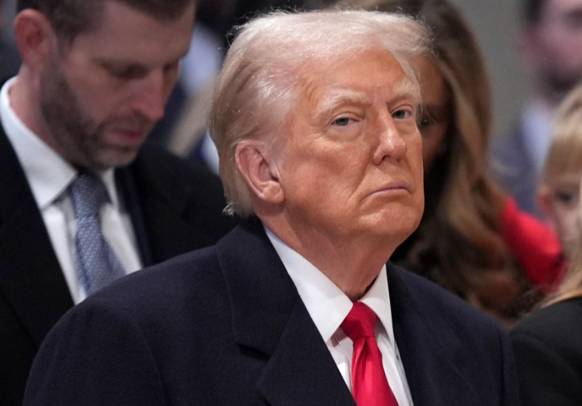 President Donald Trump attends the national prayer service at the Washington National Cathedral, Tuesday, Jan. 21, 2025, in Washington. (AP Photo/Evan Vucci