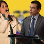 Daniel Noboa (der.) y Luisa González pasan a segunda vuelta de elecciones Ecuador 2025.Unidad Digital