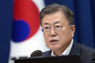Moon Jae-in, expresidente de Corea del Sur Ahn Jung-hwan