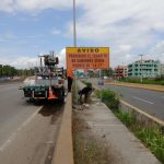 Prohibición de vehículos pesados por Puente de la 17