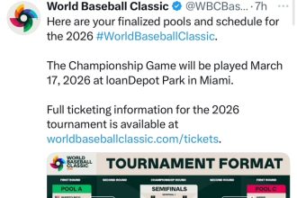 Publicación oficial WBC 2026