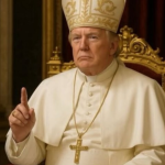 Trump publica 'foto' vestido como el Papa; La imagen fue republicada por la Casa Blanca — Foto: Reproducción/Redes sociales
