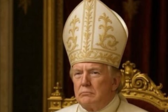 Trump publica 'foto' vestido como el Papa; La imagen fue republicada por la Casa Blanca — Foto: Reproducción/Redes sociales