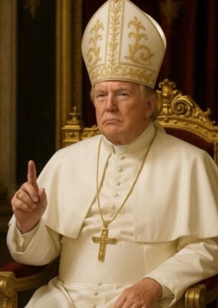 Trump publica 'foto' vestido como el Papa; La imagen fue republicada por la Casa Blanca — Foto: Reproducción/Redes sociales