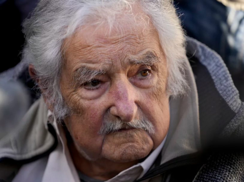Former Uruguayan President José "Pepe" Mujica on Oct. 27, 2024. Natacha Pisarenko/AP