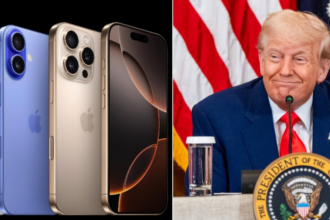 Iphone / Donald Trump Foto © X / Apple y La Casa Blanca