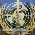 Imagen del logotipo de la Organización Mundial de la Salud en la sede de la OMS en Ginebra, Suiza, 11 de junio de 2019 - Créditos: @Anja Niedringhaus