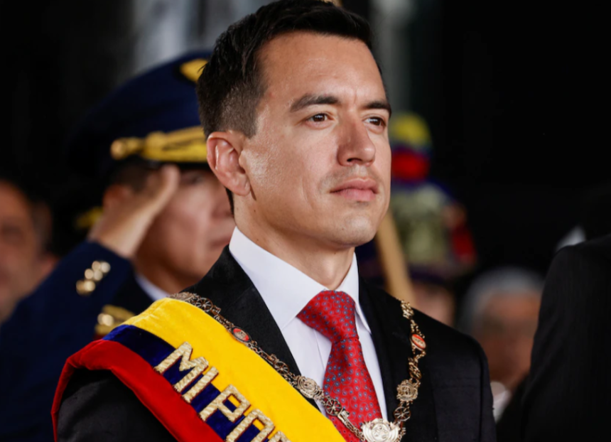 Daniel Noboa, presidente de Ecuador. (REUTERS/Karen Toro)
