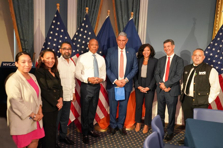 Alcalde de Nueva York y el director de la Defensa Civil de RD ultiman detalles para acuerdo de cooperación en gestión de riesgos y catástrofes