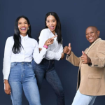 Jhon García, Elizabeth Espinosa y Clara Díaz (Productores País Semana).