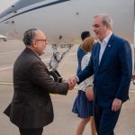 Presidente Abinader llega a Ginebra, Suiza, para participar en el Foro Anual de la Coalición Mundial para la Justicia Social