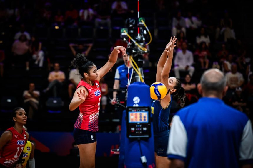 Acción del juego RD Vs. Brasil (Imagen/Fuente Externa).