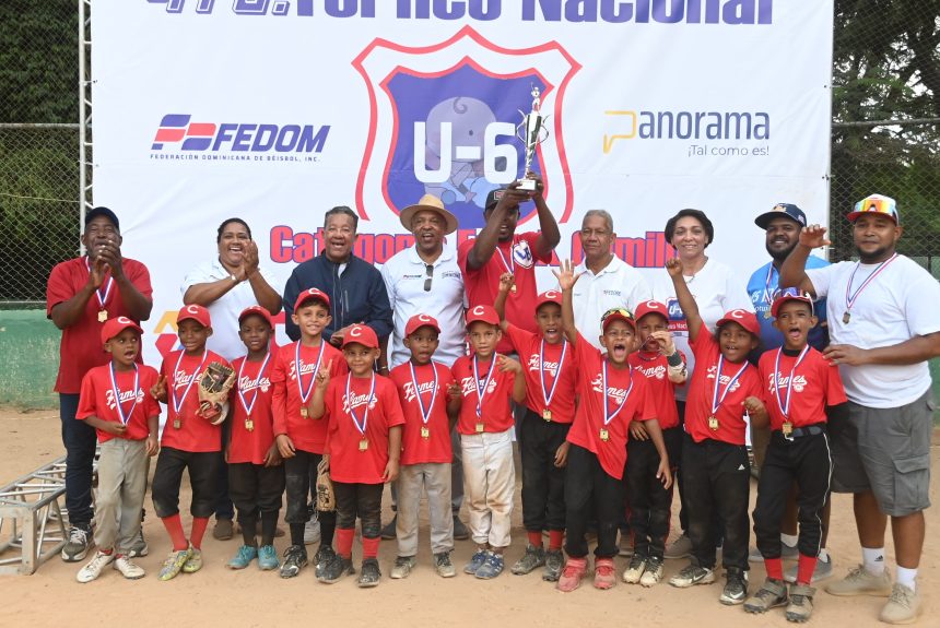 Sáchez Ramírez, campeón Nacional U-6 2024.