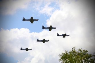 Presidente Abinader sigue reforzando y modernizando seguridad aérea del país con ensamblaje de los aviones TP-75 Dulus, en la Base Aérea de San Isidro