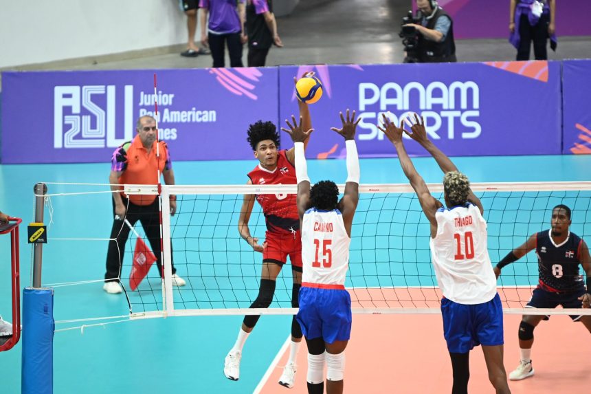 Sexteto masculino de voleibol dominicano (Imagen/Fuente Externa).