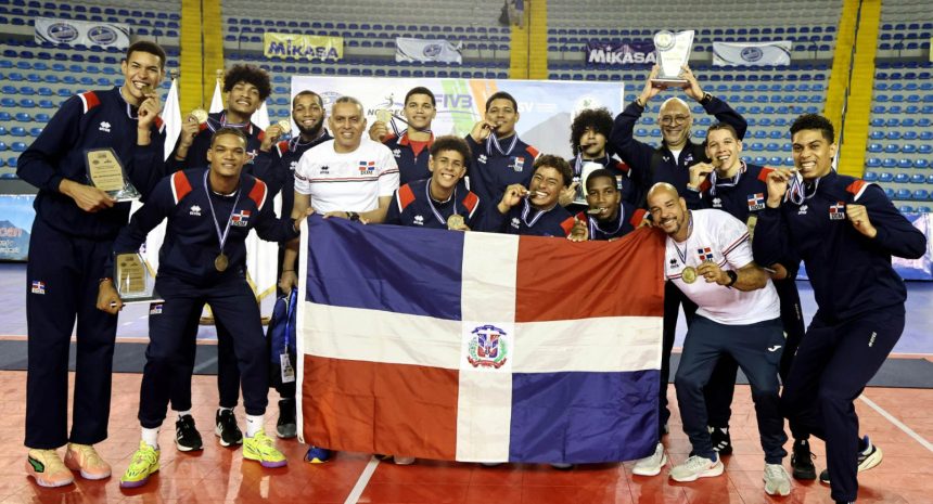 República Dominicana levanta el cetro de campeones de la Copa Panamericana de Voleibol Sub-23 en Guatemala (Imagen/Fuente Externa).