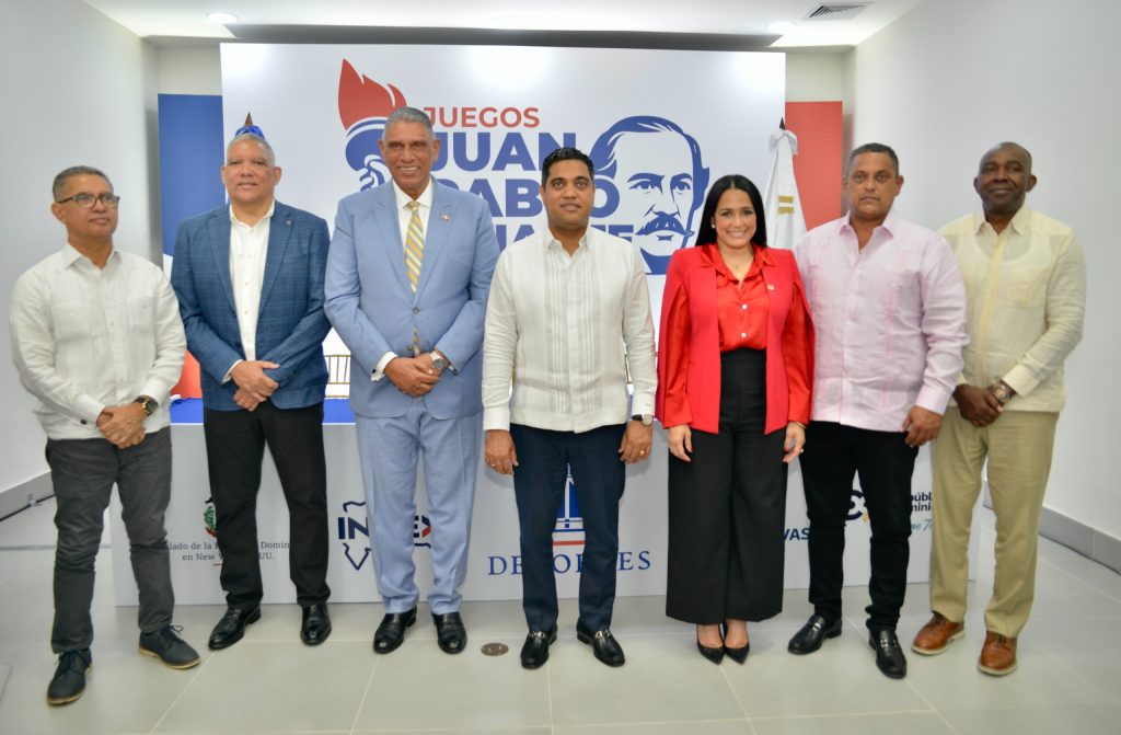 Ministro Kelvin Cruz anuncia Juegos Juan Pablo Duarte en Nueva York