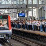 Presidente DOMINICANO inaugura ampliación y pasillo de interconexión peatonal del Metro de Santo Domingo; trenes de 6 vagones operarán desde este domingo