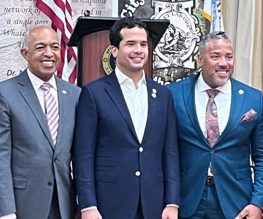 Francisco Santana Suriel, Cónsul General del Estado de NJ, Senador del Distrito Nacional Omar Fernández, Alex Méndez.