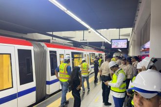 Prueba dinámica línea 2C del Metro de Santo Domingo