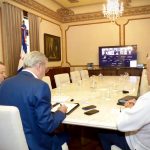 Abinader encabeza reunión virtual con 15 gobernadoras para pasar balance tras el paso del huracán Melissa