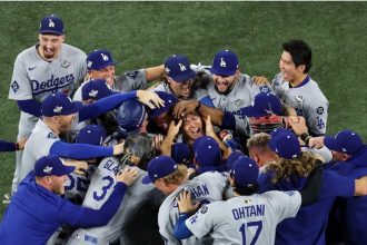 Celebración Dodgers Campeones 2025 (Imagen/Fuente Externa).