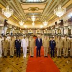 Abinader dice que gracias al fortalecimiento y trabajo de las Fuerzas Armadas y la Policía Nacional la República Dominicana se consolida como un faro de paz en la región