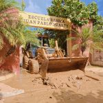 Infraestructura Escolar trabaja en la rehabilitación de siete escuelas afectadas por inundaciones en Gaspar Hernández