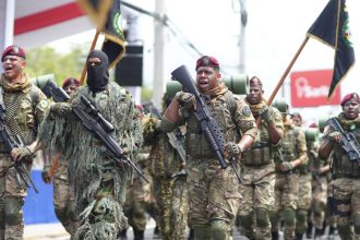 Presidente DOMINICANO encabeza desfile cívico-militar y policial en conmemoración del 182 aniversario de la Batalla del 19 de marzo