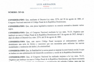 Poder Ejecutivo promulga mejoras al Código Penal