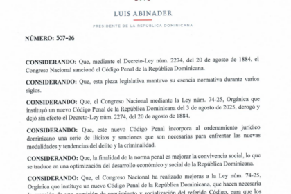 Poder Ejecutivo promulga mejoras al Código Penal