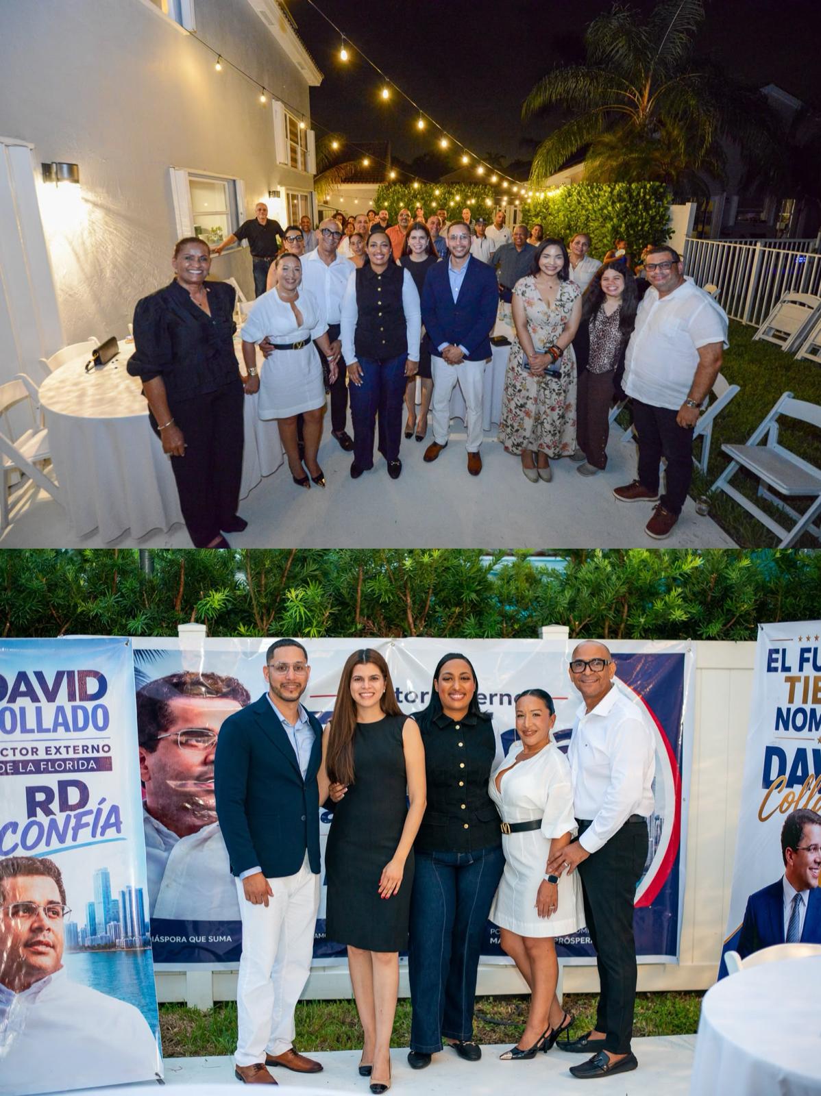 Dominicana Avanza con David Collado, realizó un importante encuentro en el Sur de la Florida en respaldo a la candidatura presidencial de David Collado.
